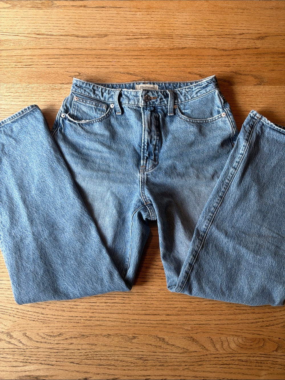 Madewell women’s Curvy Perfect Vintage straight Jean size 28